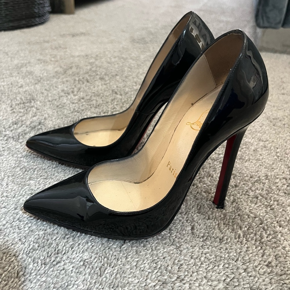 Christian Louboutin Patent Leather Pigalle Pumps